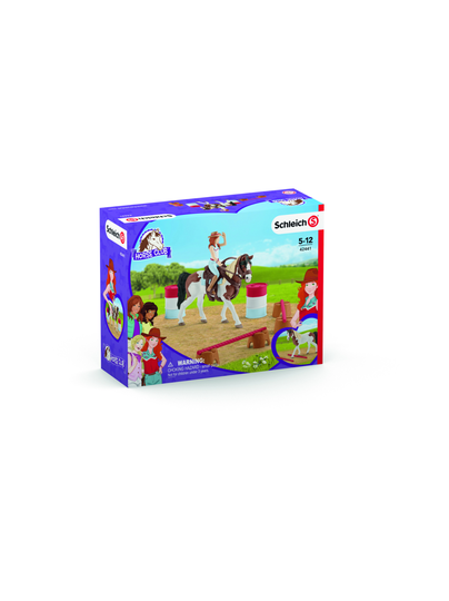 SCHLEICH HORSE CLUB Hannahin lännenratsastus -setti