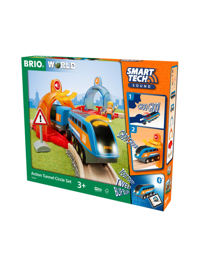 BRIO Smart Tech Sound Ympyrä Junarata