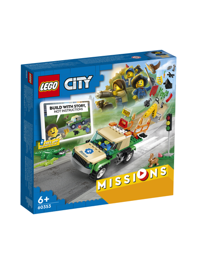 LEGO CITY Villieläinten pelastustehtävä 60353