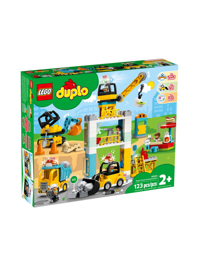 LEGO DUPLO Torninosturi ja rakennustyömaa 10933