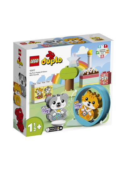 LEGO DUPLO Ensimmäinen koiranpentuni ja kissanpentuni äänillä 10977