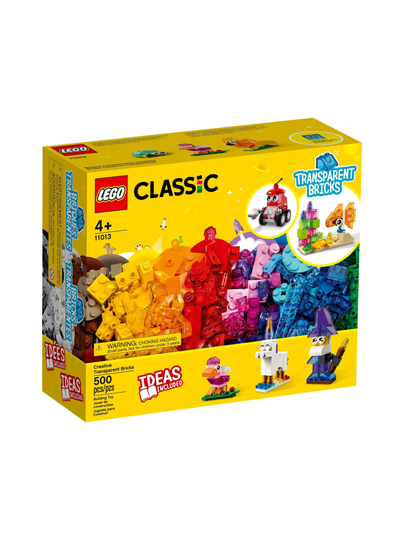 LEGO CLASSIC Luovan rakentajan läpinäkyvät palikat 11013