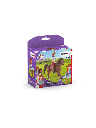 SCHLEICH HORSE CLUB Horse Clubin Hannah ja Cayenne