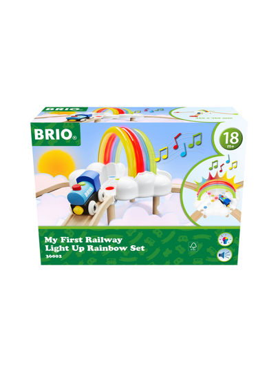 BRIO My First -valaiseva sateenkaarisetti