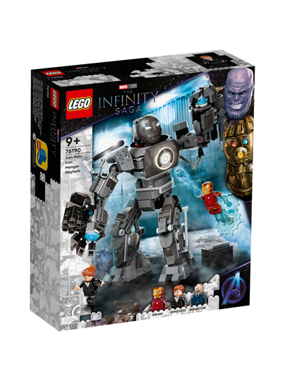 LEGO SUPER HEROES Iron Man: Iron Monger luo kaaosta 76190