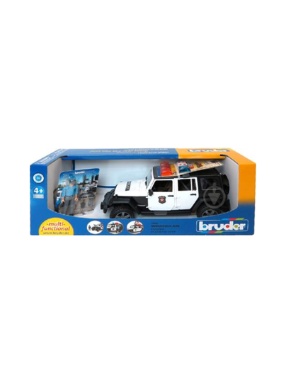 BRUDER Jeep Wrangler Unlimited Rubicon -poliisiauto, 1:16