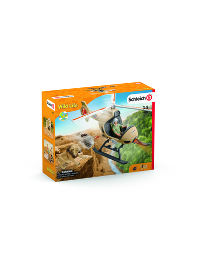 SCHLEICH WILD LIFE Eläinten Pelastus Helikopterilla