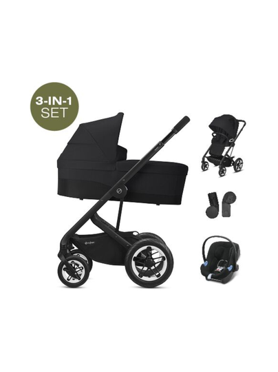 Cybex Talos S Lux 3in1 starttipaketti - Deep Black