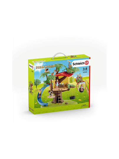 SCHLEICH FARM WORLD Seikkailupuumaja-setti