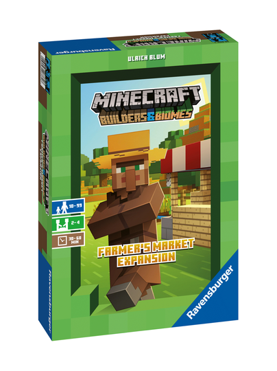 RAVENSBURGER MINECRAFT Builder & Biomes - Farmer’s market Expansion lautapeli