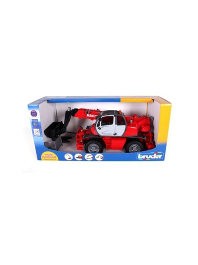 BRUDER Manitou Teleskooppikuormaaja MRT 2150 lisävarusteilla, 1:16