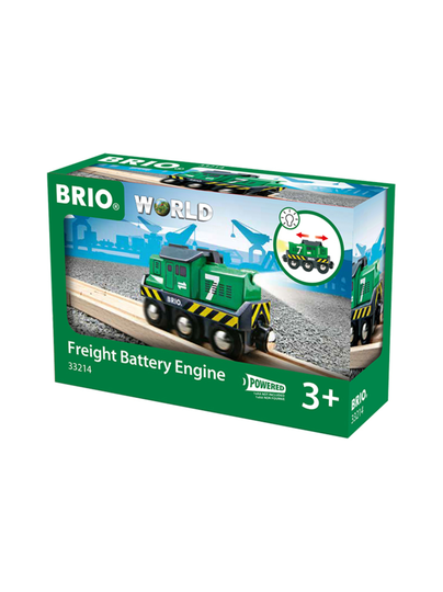 BRIO Vihreä rahtiveturi, paristokäy