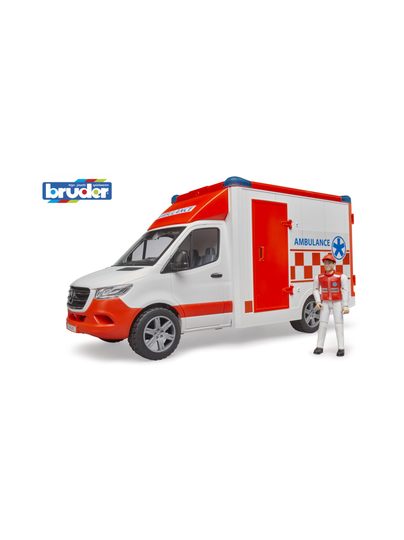 BRUDER MB Sprinter ambulanssi ja hahmo