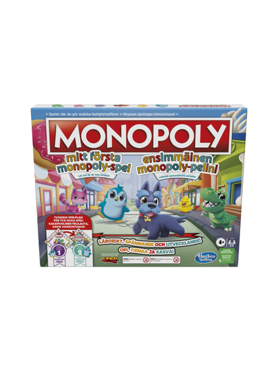 MONOPOLY Lautapeli Ensimmäinen Monopolyni (suomen- ja ruotsinkielinen)