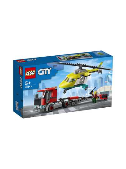 LEGO CITY Pelastushelikopterin kuljetusauto 60343