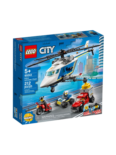 LEGO CITY Takaa-ajo poliisihelikopterilla 60243