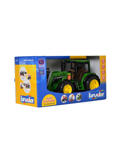 BRUDER John Deere 7930 -traktori etukuormaajalla, 1:16