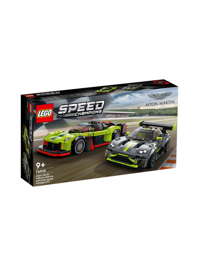 LEGO SPEED CHAMPIONS Aston Martin Valkyrie AMR Pro ja Aston Martin Vantage GT3 76910